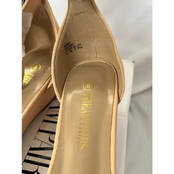 Women's Dream Pairs Ingrid Tan Wedges Size 8‎ - Picture 7 of 7